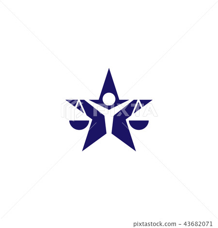 Attorney at law logo icon template Attorney at law logo icon template 43682071