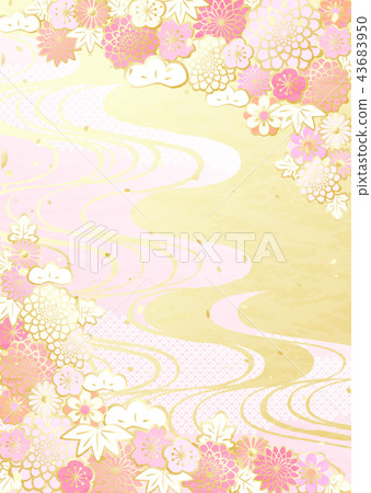 日本花自來水背景 43683950