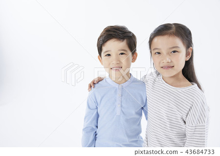 男孩,女孩,兒童,韓國 男孩,女孩,兒童,韓國 43684733