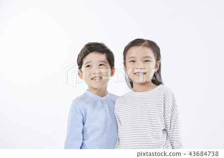 Boy, Girl, Child, Korean Boy, Girl, Child, Korean 43684738