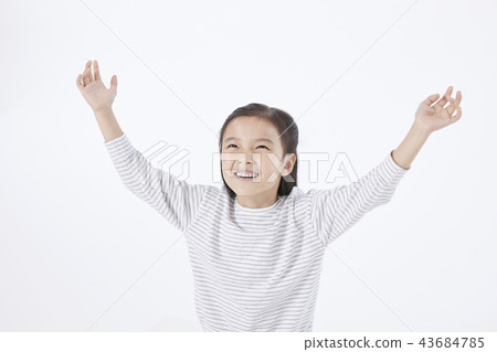 女孩，韓國人 43684785