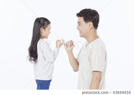 爸爸,女兒,家庭,韓國人 爸爸,女兒,家庭,韓國人 43684850