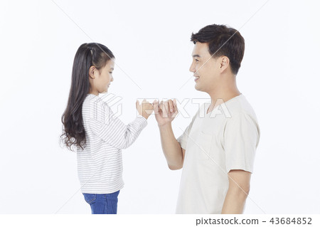 爸爸,女兒,家庭,韓國人 爸爸,女兒,家庭,韓國人 43684852