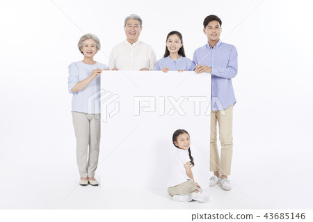 家庭，韓國人 43685146