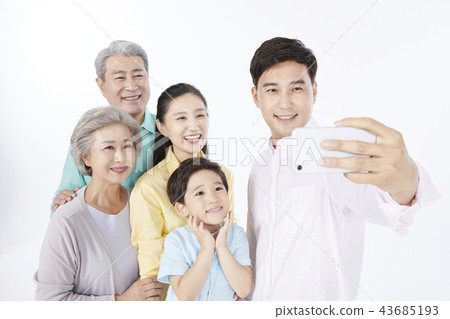 家庭,韓國人 家庭,韓國人 43685193