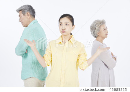 家庭,韓國人 家庭,韓國人 43685235