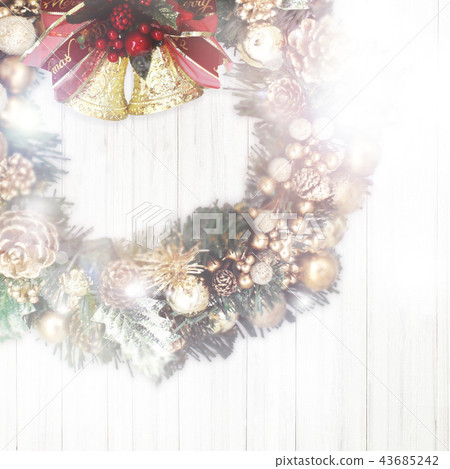 背景 - 聖誕節 - 金 - 閃光 - 租賃 - 貝爾 43685242