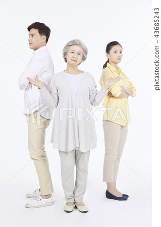 家庭，韓國人 43685243