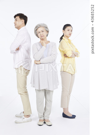 家庭,韓國人 家庭,韓國人 43685252