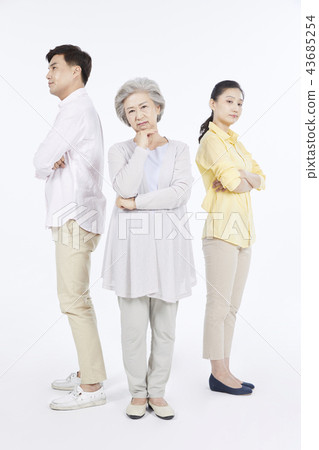 家庭,韓國人 家庭,韓國人 43685254