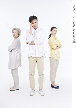 家庭，韓國人 43685260