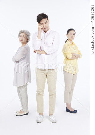 家庭,韓國人 家庭,韓國人 43685265