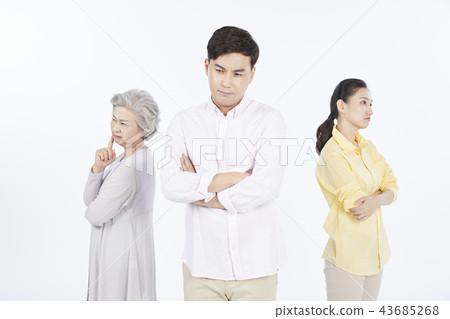家庭,韓國人 家庭,韓國人 43685268