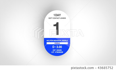 One day contact lens front 43685752