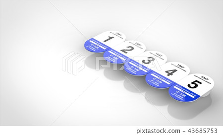 One day contact lens 1 week left copy space 43685753