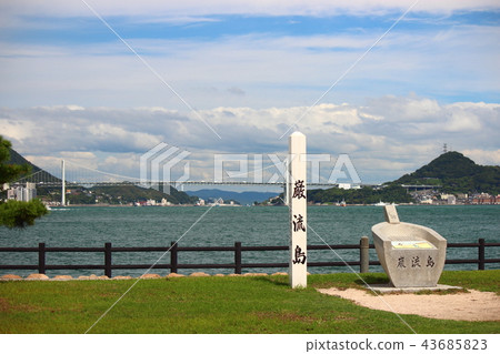 Ganryu島的石頭紀念碑 Ganryu島的石頭紀念碑 43685823