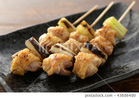 烤雞肉串 烤雞肉串 43686480