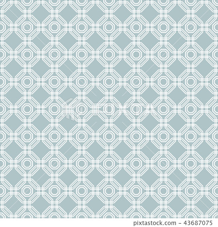 Seamless Abstract Pattern With Octagons 43687075