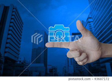 Business camera service online concept Business camera service online concept 43687172