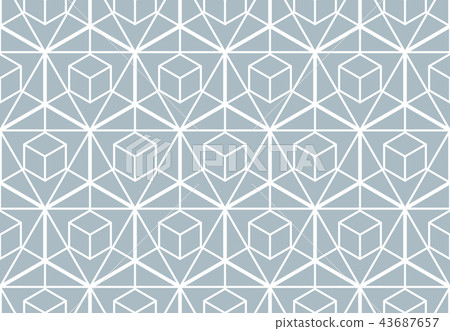The geometric pattern with lines. Seamless vector The geometric pattern with lines. Seamless vector 43687657