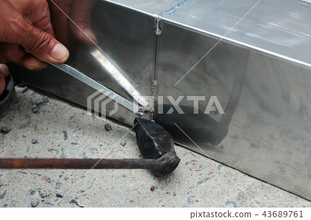 Welding aluminium pipe,soldering copper. 43689761
