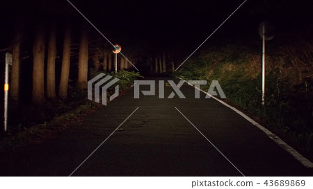 Mountain path of the night Mountain path of the night 43689869
