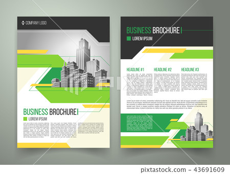 flyer, cover design, business brochure 43691609