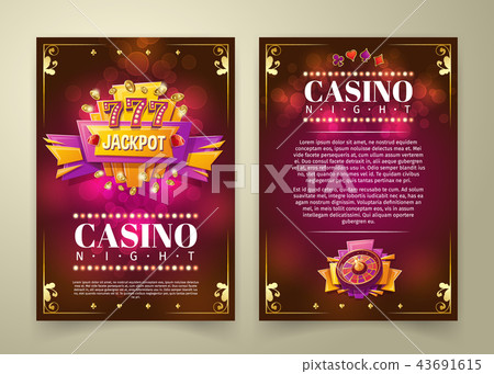 casino flyer, banner - 스톡일러스트 [43691615] - PIXTA