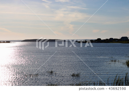 landscape lake shore 43692598