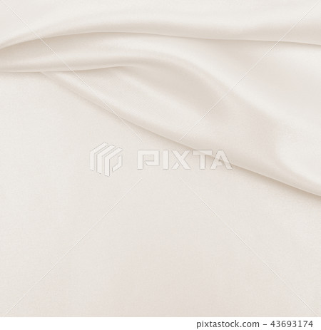 Smooth elegant golden silk or satin luxury cloth  43693174