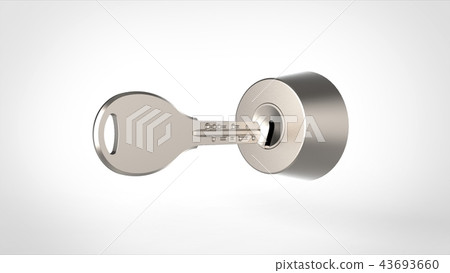 Dimple key and keyhole 43693660