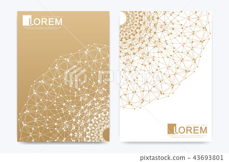 Modern vector template for brochure leaflet flyer cover catalog magazine banner annual report in A4 Modern vector template for brochure leaflet flyer cover catalog magazine banner annual report in A4 43693801