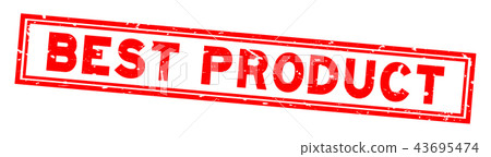 Grunge red best product word square rubber stamp Grunge red best product word square rubber stamp 43695474
