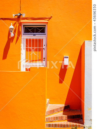 Bright house facade Bright house facade 43696350