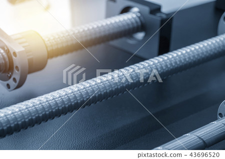 The lead screw shaft spare part of CNC machine  43696520