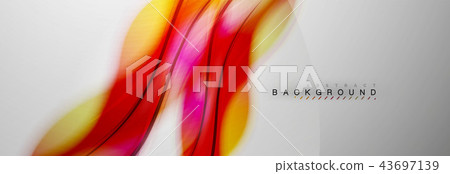 Smooth blur wave background 43697139