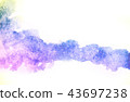 Abstract watercolor background.The color splashing 43697238