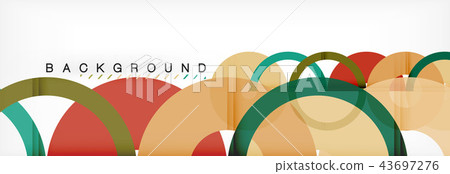 Geomtric modern backgrounds, rings abstract template Geomtric modern backgrounds, rings abstract template 43697276
