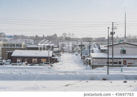 下雪無人的街道 下雪無人的街道 43697783