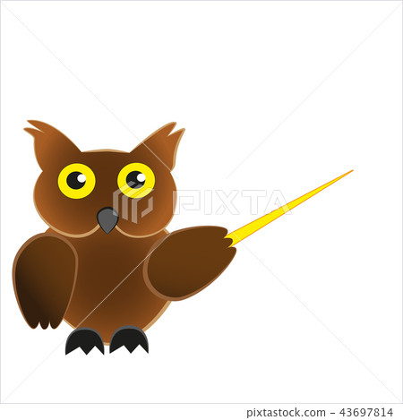 A wise bird the owl. 43697814