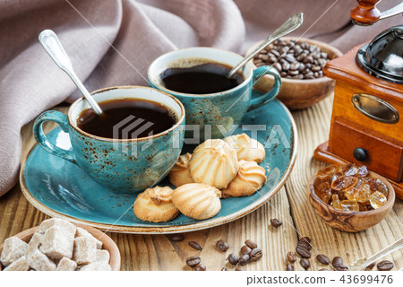 Coffee and cookies 43699476