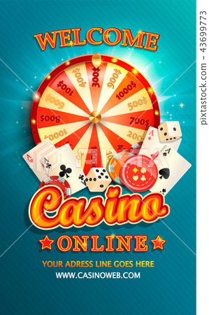 Welcome flyer for casino online. Welcome flyer for casino online. 43699773