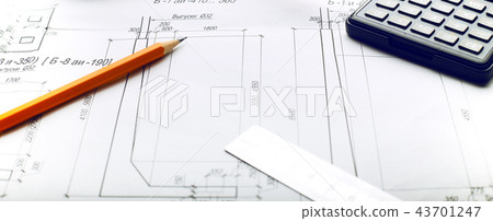 plan - drawing on the table plan - drawing on the table 43701247