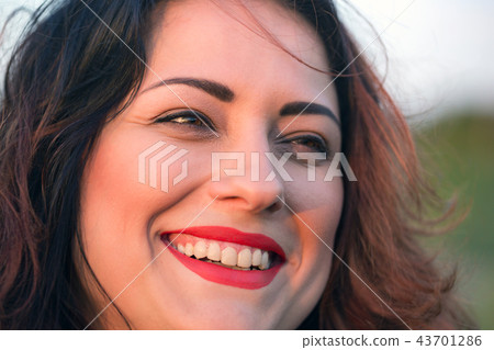 portrait of a happy smiling girl portrait of a happy smiling girl 43701286
