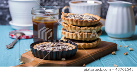 tartlets with salted caramel and chocolate tartlets with salted caramel and chocolate 43701543