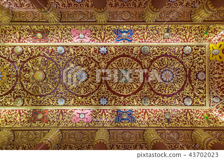 Thai art on roof Thai art on roof 43702023