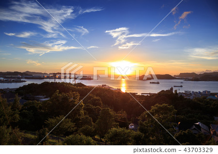 長崎的日落 長崎的日落 43703329