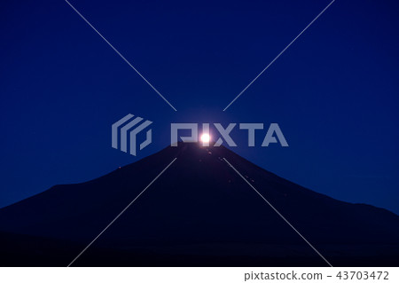 (Yamanashi Prefecture) Pearl Fuji Lake Lake Yamanaka (Yamanashi Prefecture) Pearl Fuji Lake Lake Yamanaka 43703472