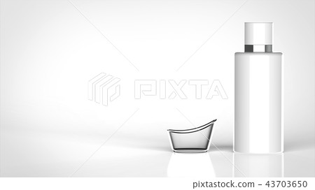 Eye wash left copy space Eye wash left copy space 43703650