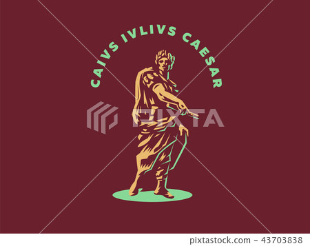 Caesar. Vector emblem. 43703838